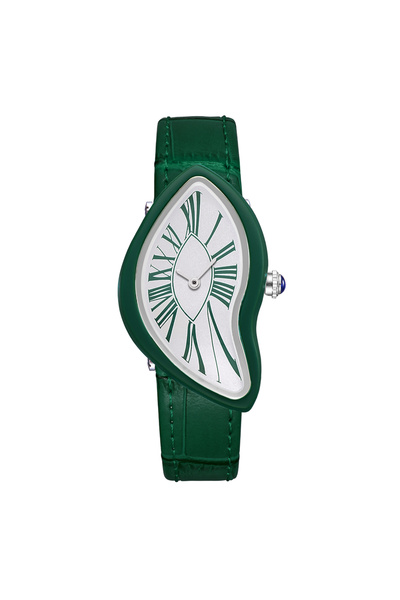 Choice green Zhonggu Alien-style Watch for Men and Women, Quartz, Roman Numer...