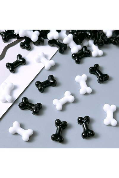 Choice Mixed 50PCS 50PCS Minimalist Classic Simulated Bone Resin Nail Art Dec...