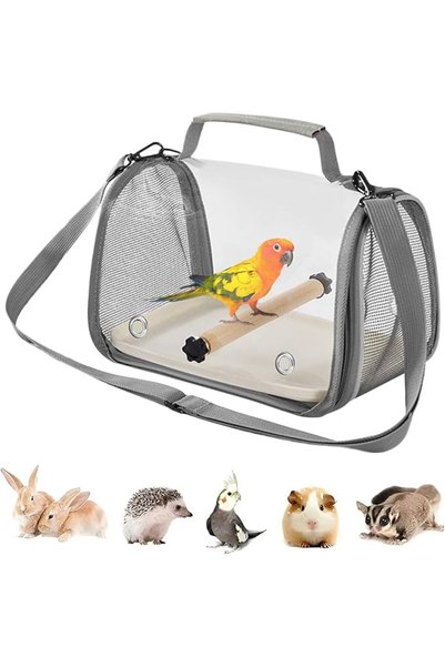 TERRIFI Portable Travel Bird Cage Backpack - Lightweight Foldable Carrier for...