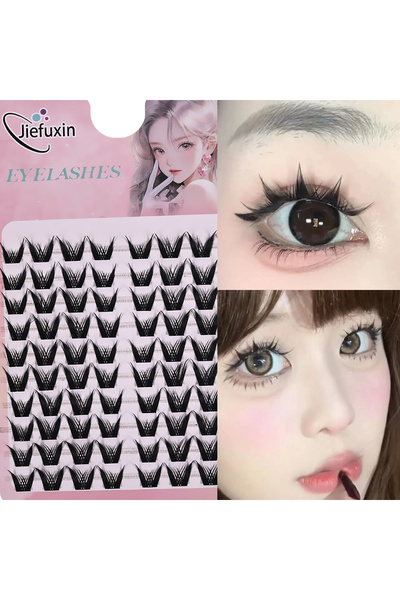 Choice Model1 10 rows Individual Eyelashes C Cluster Lashes Natural Anime Fal...