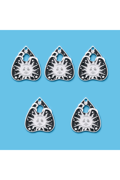 Choice 18080-5pcs 5/8pcs/pack Black Tarot Charms Ouijas Board Charms Cat Char...
