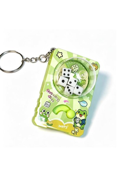 Choice Green Portable Fidget Dice Keychain,Stress Relief Toy,Unique Gift Dice...
