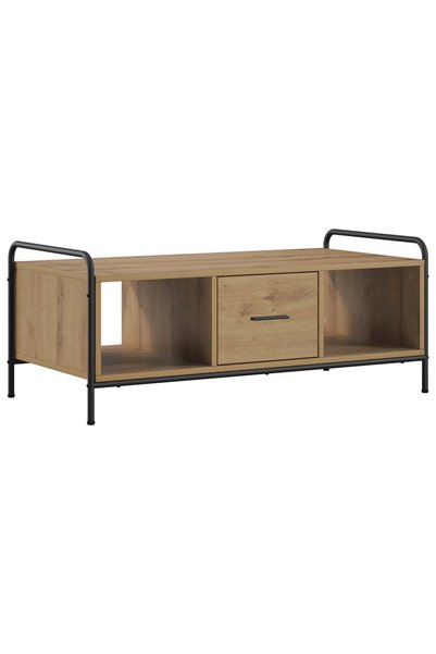 vidaxl Masă de cafea Stejar Artizanal 99,5 x 49 x 41 cm Lemn prelucrat