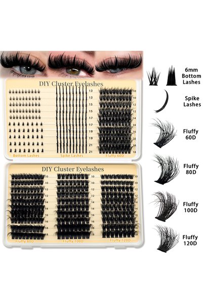 Choice MIX 0.07mm D BE-5 HBZGTLAD 200D-60D bottom and pointed eyelashes curle...