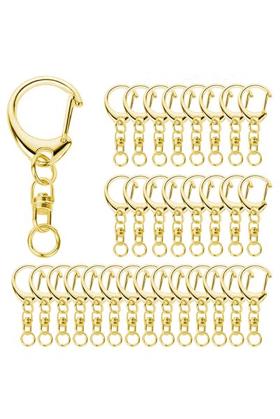 Choice 20SET gold color 20/40/60 Sets Lobster Claw Clasps for Keychain Clip C...