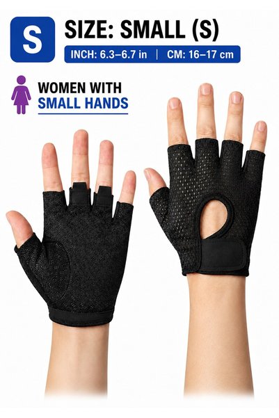 SARAOONT Fingerless Gym Gloves for Men and Women, Ultra-Light Breathable Work...