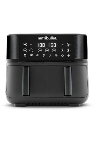 Nutribullet Φριτέζα Αέρος με Δύο Συρτάρια NBA081B, 2850 W, 2 συρτάρια x 4L, 8...