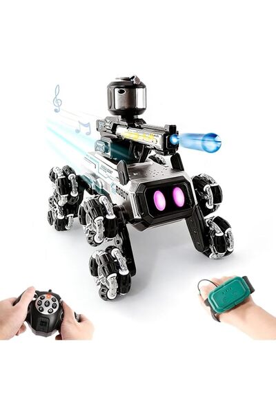 0TO1 TECH 0TO1 Gesture Sensing Stunt Robot Dog RC Car Toys, Remote Control Ro...