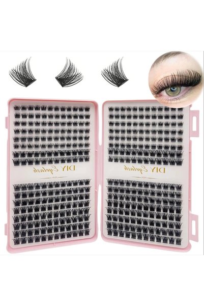Choice Model-1 384pcs Individual Lashes Eyelash Book Clusters Extensions Fals...