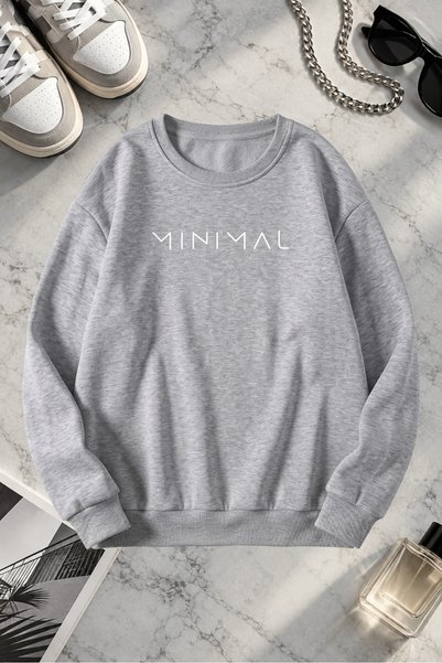 trendypassion Unisex Printed Crew Neck Sweatshirt