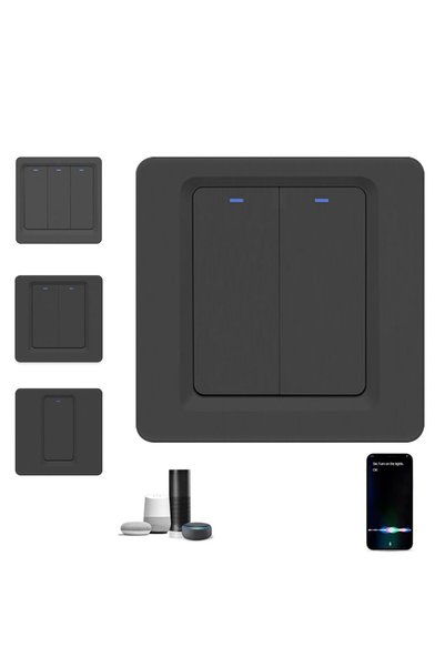 Generic WiFi Smart Light Switch, No Neutral Wire Required, Smart Wall Switch ...