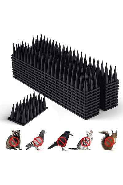 Generic Bird Spikes, 20 Pack Bird Nails, Pigeons, Squirrels, Raccoons, Crows,...