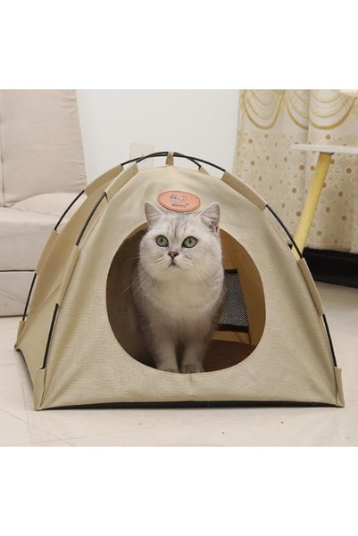 AOMIGE Cat House Dog Bed, Cat Cave Nest Soft Warm Puppy Tent with Removable W...