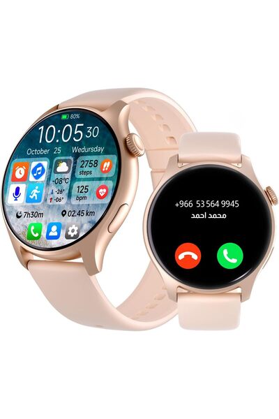 Generic ساعة ذكية للرجال والنساء، شاشة AMOLED، بطارية 280 مللي أمبير، مقاومة ...