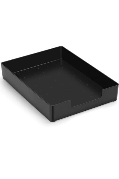 EXCEFORE Desktop Organizer, Rectangular Plastic Desktop Organizer, Single Sta...