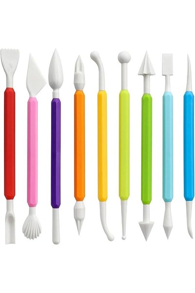 TERRIFI Air Dry Clay Tool Kit for Kids Ages 8 Plus, Plastic Pottery and Sculp...