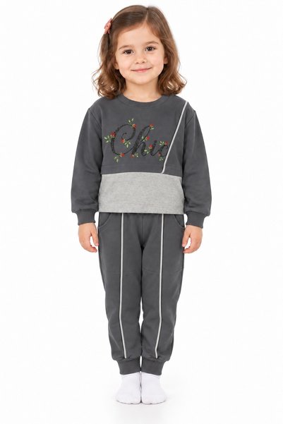 Riffy Baby Girls' Tracksuit Set
