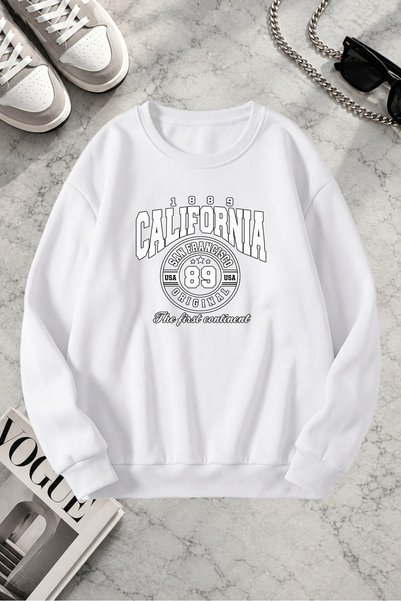 trendypassion Unisex Printed Crew Neck Sweatshirt
