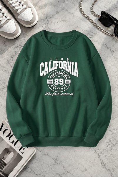 trendypassion Unisex Printed Crew Neck Sweatshirt