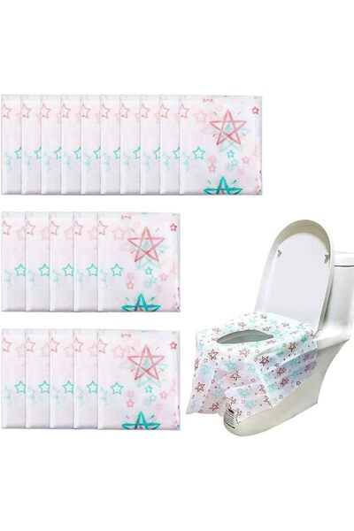 Generic [25 PCS] Toilet Seat Covers Disposable Paper Thicker Safe Antibacteri...