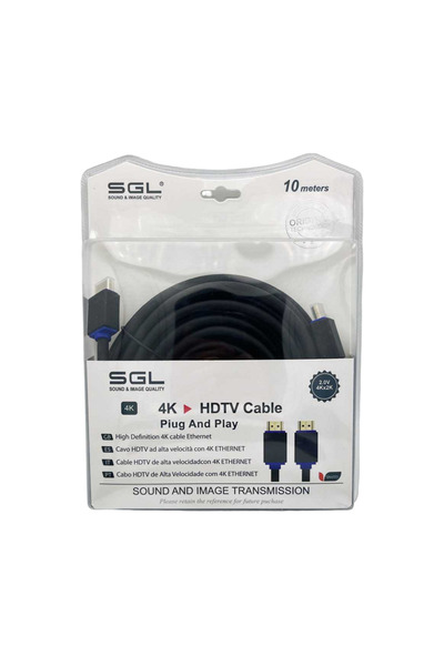 GADGETNOW Καλώδιο HDMI Αρσενικό/Αρσενικό 10μ