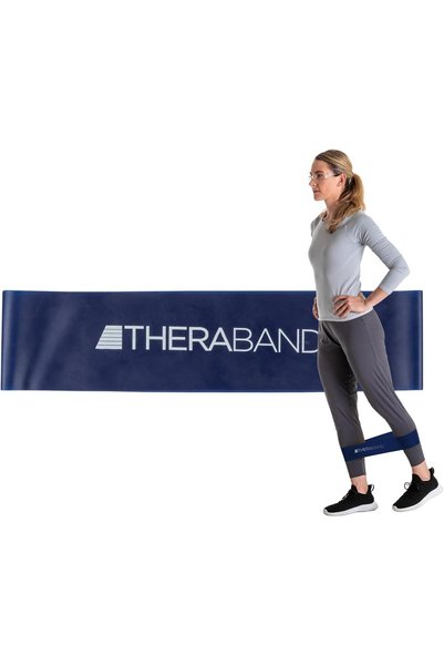 THERABAND Resistance Band Loops, Professional Latex Mini Band for At-Home Exe...