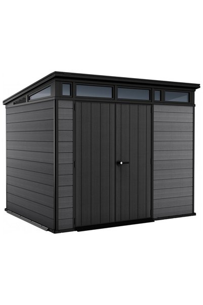 Keter Πλαστική Αποθήκη Κήπου Cortina 9x7 279x218x226εκ. Κωδικός 17210836 Ανθρακί