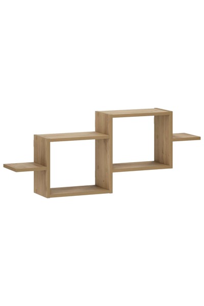vidaxl Raft de perete Stejar Artizanal 95 x 17 x 37 cm Lemn prelucrat