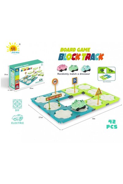 GADGETNOW Επιτραπέζιο παιχνίδι - Block Track - 42 τεμάχια - 2023-13 - 677103