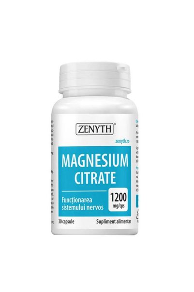 Zenyth Pharmaceuticals Magnesium Citrate 1200 mg - Zenyth Pharmaceuticals, 30...