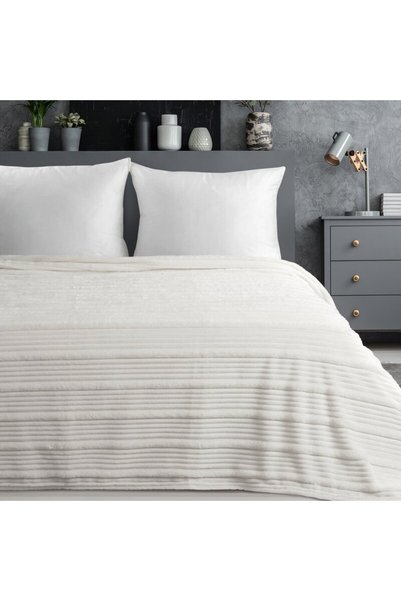 Eurofirany Patura NINA, Eurofirany, 220x200cm, alb, 100% poliester, design cu...