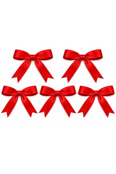 Parti Home 20 ade (10mm) kırmızı hazır saten fiyonk hediyelik süsleme balon