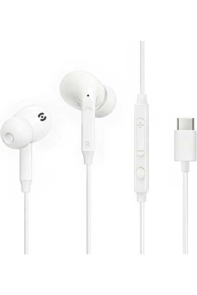 Generic سماعات أذن سلكية USB-C لجهاز آيفون 17 و16 و15 برو ماكس - سماعات داخل ...