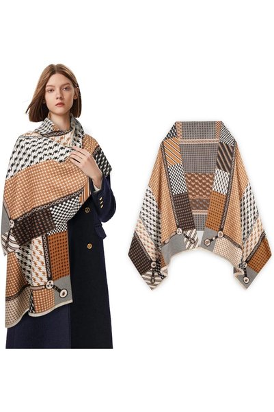 Generic Pashmina Scarf for Women, Silky Shawl Wrap for Evening Dress, Soft Bl...