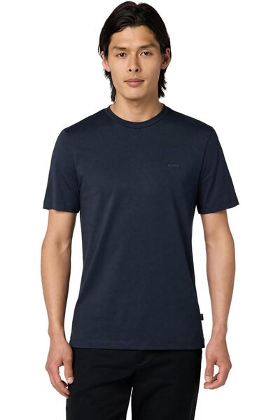 Generic mens Small Logo Cotton Crewneck T-shirt T-Shirt