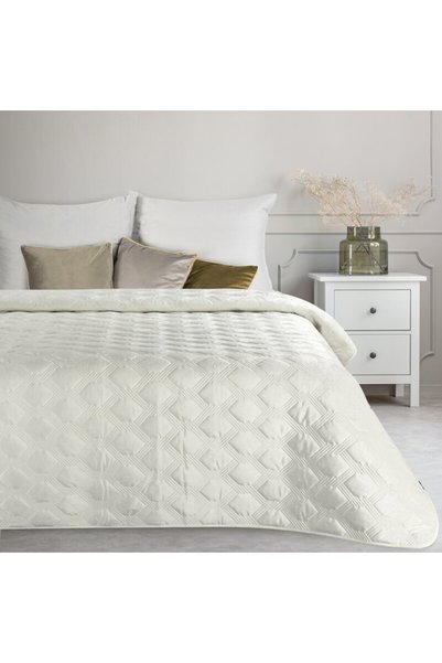 Eurofirany Cuvertura Sofia 200x220cm, alb, 100% poliester, 250 GSM