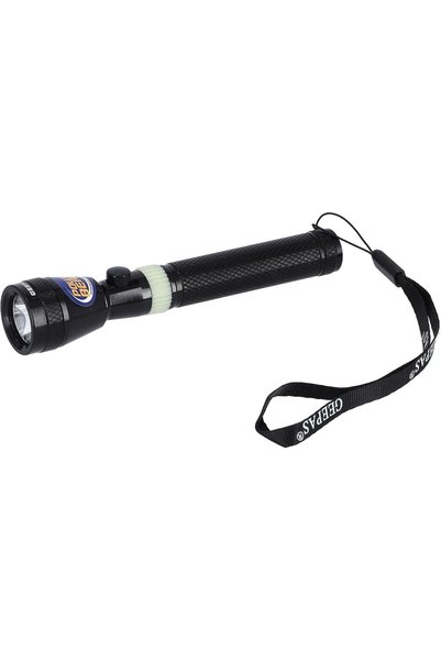 Generic مصباح يدوي LED قابل لإعادة الشحن، أسود، طراز GFL51028