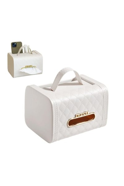 zerzembe Bag Luxury Napkin Box - Multifunctional Tissue Box with Phone and Re...