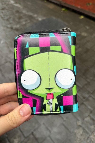 Köstebek Invader Zim Gir Unisex Wallet