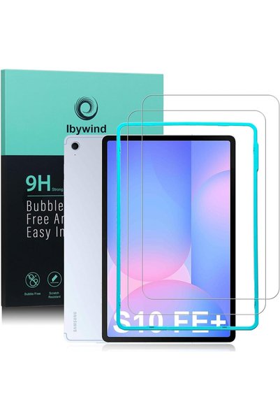 Ibywind واقي شاشة لجهاز سامسونج جالاكسي تاب S10 FE+ مقاس 13.1 بوصة، مع قطعتين...