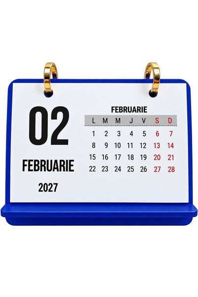 Arhi Design Calendar birou 145x193 12 coli 2027 reutilizabil diverse culori