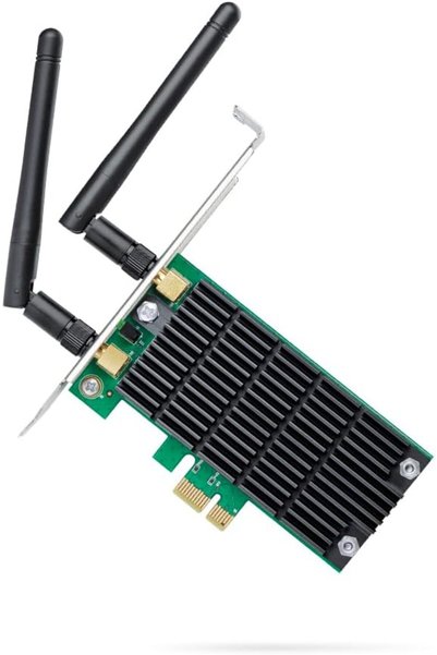 Generic بطاقة واي فاي AC1200 PCIe (Archer T4E) - محول لاسلكي ثنائي النطاق 2.4...