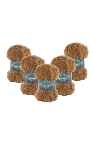 Alize Fur&Fur (179) 5 bucăți 500 grame 250 metri fir de tricotat fantezie