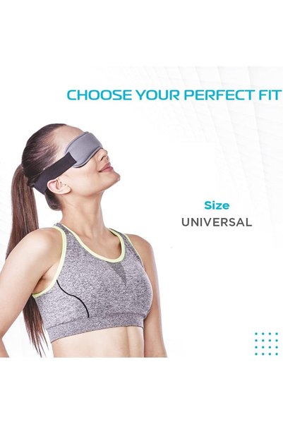 VISSCO Eye Mask (Cool Gel), Eye Relaxing Mask For Puffy Tired Eyes, Dark Circles, Instant Pain Relief, Dry Eyes, Redness - Universal (Grey)