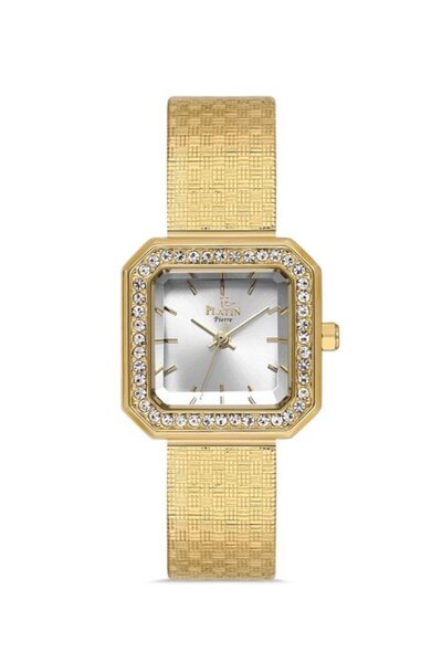 Platin Pierre ساعة يد نسائية SA-PL-1256LC-B1 بحزام من الخوص
