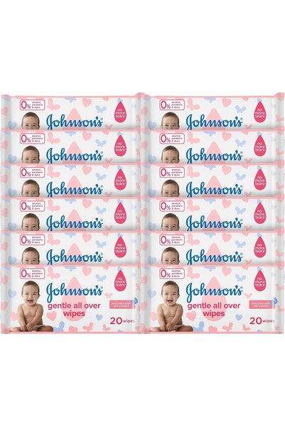 Generic Gentle All Over, 12X20, 240 Baby Wet Wipes