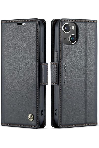 Generic Wallet Case for iPhone 14 Plus, Premium PU Leather Magnetic Flip Foli...