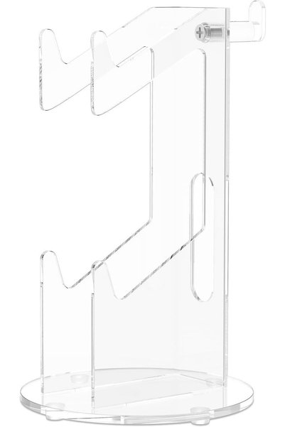 Rassam Al Khaleej Acrylic 2-in-1 Headphone Stand Easy Assembly with Anti-Slip...