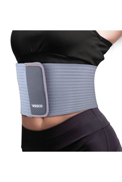 Health Mart Vissco Rib Belt Moderate Support for Rib Fracture, Chest Pain, Po...