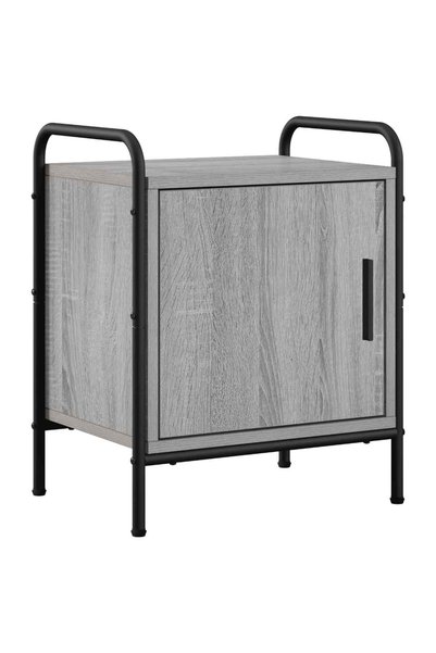 vidaxl Dulap de noapte Sonoma gri 40 x 30 x 50 cm Lemn prelucrat